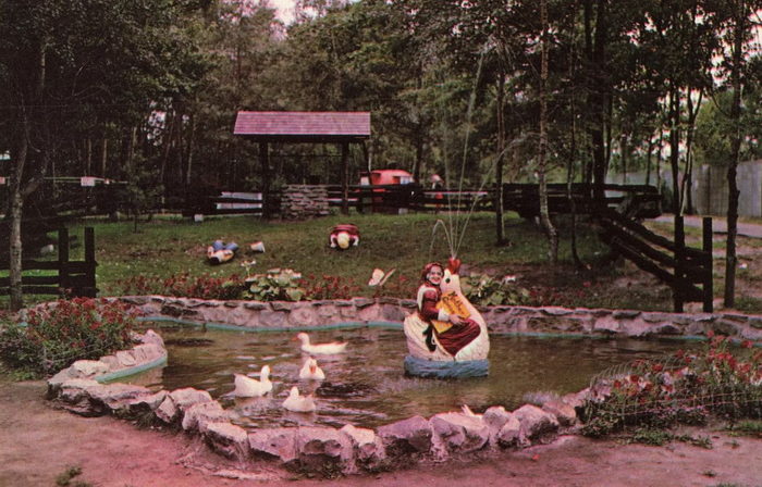 Deer Acres Storybook Amusement Park - Vintage Postcard (newer photo)